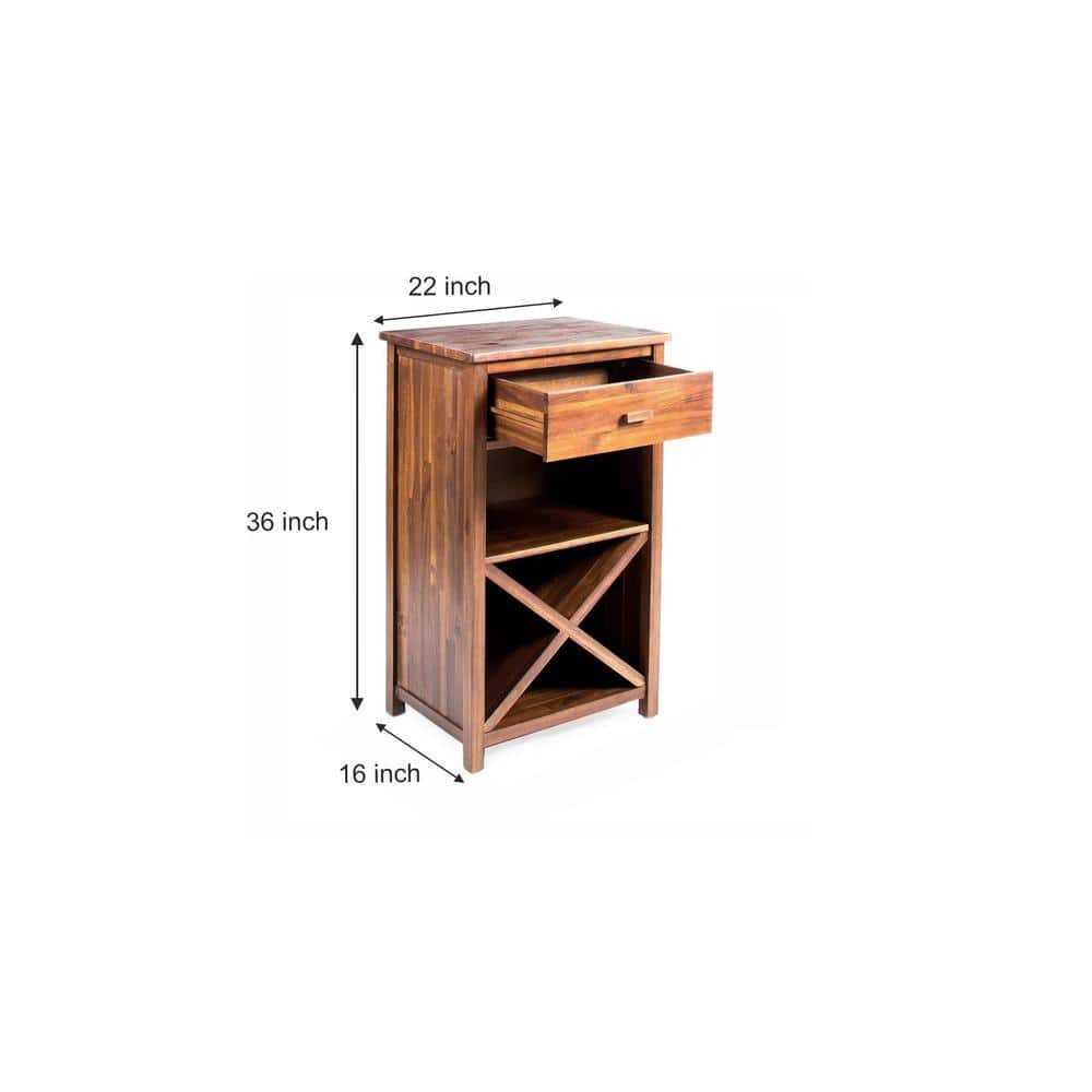 Claire Solid Wood Bedside Table