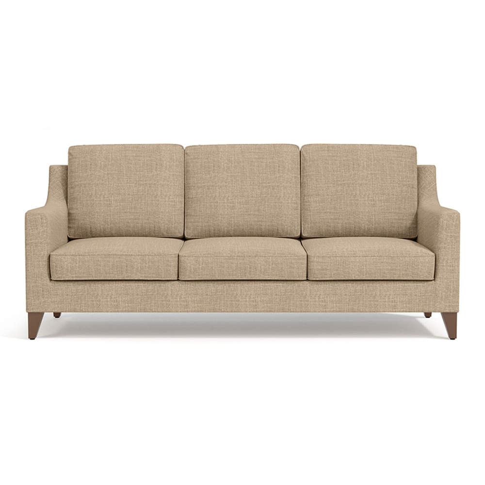 Abbey 3 Seater Fabric Sofa in Sandshell Beige Colour-image-17