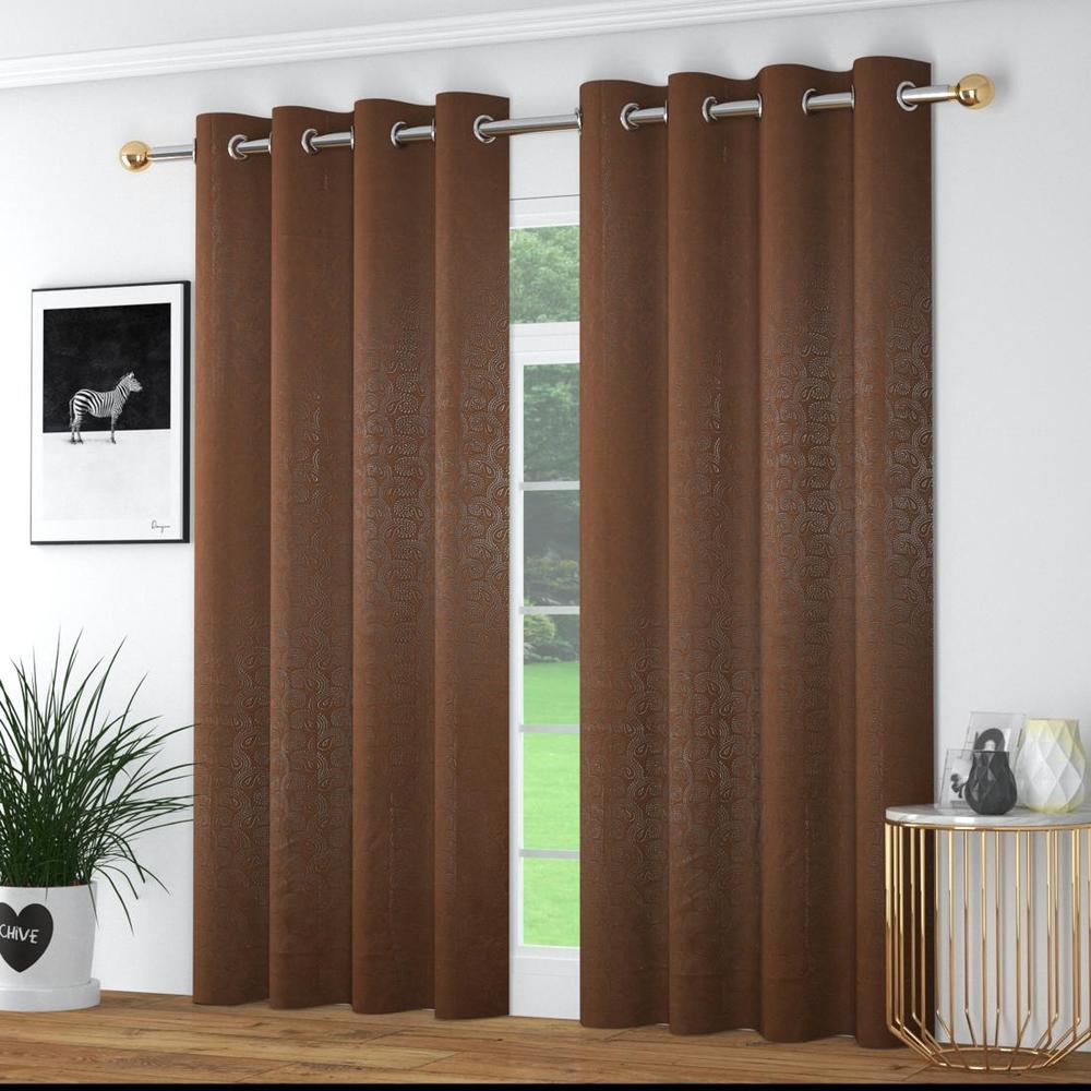 embo Pack of 2 Blackout Door Curtains - Aaho Decor