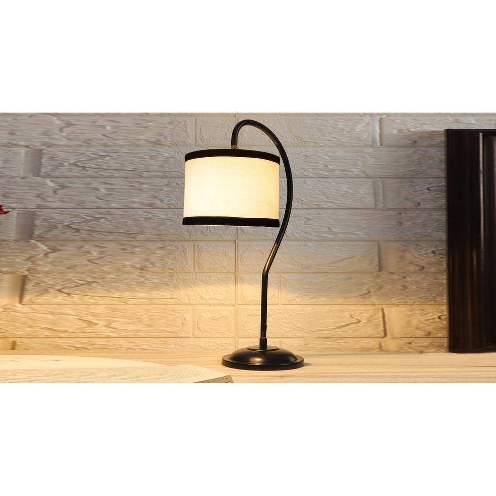 Multi cotton Curvy table lamp with Iron Base (SP07)