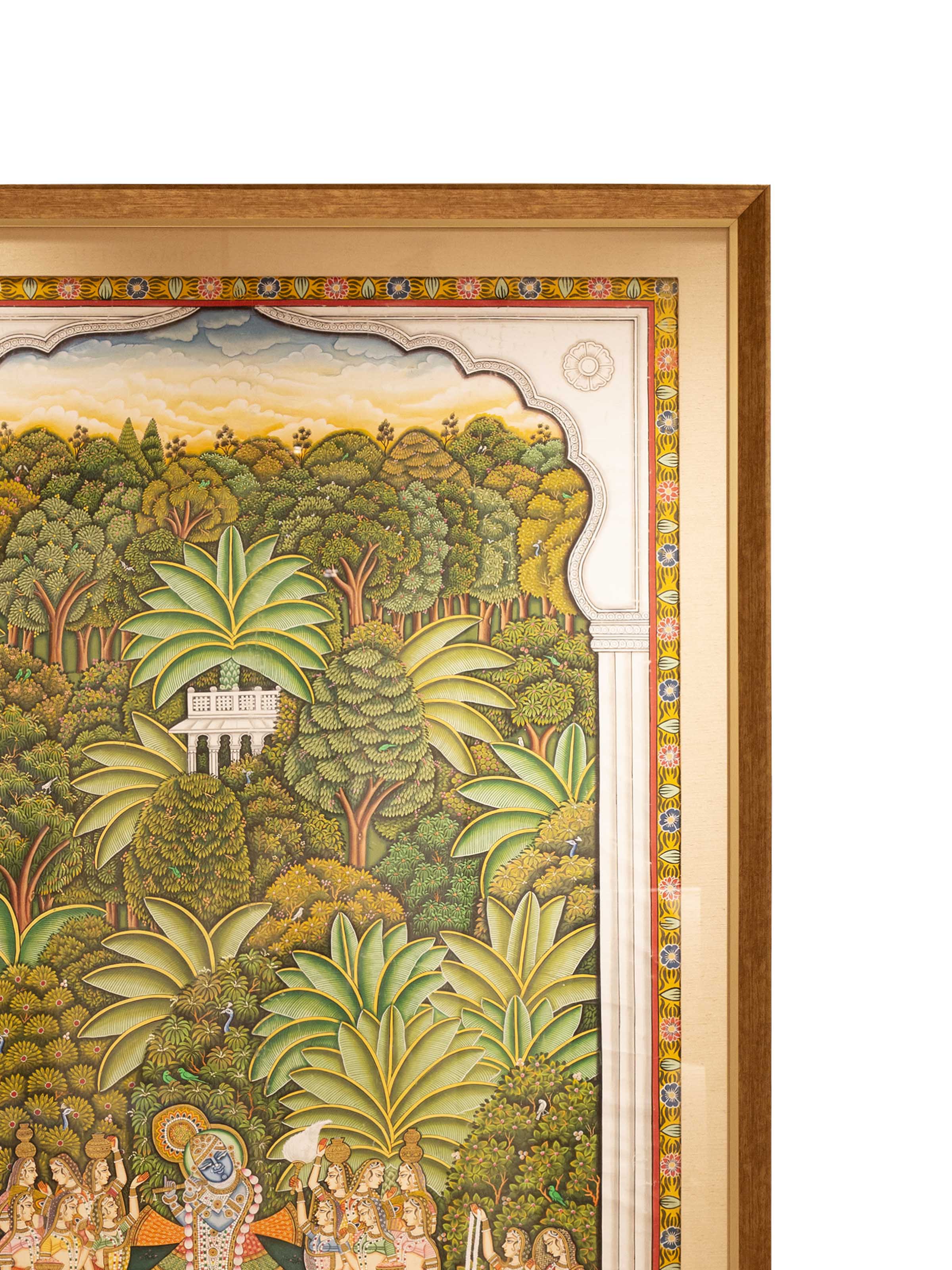 Shrinathji Gopies Pichwai Painting