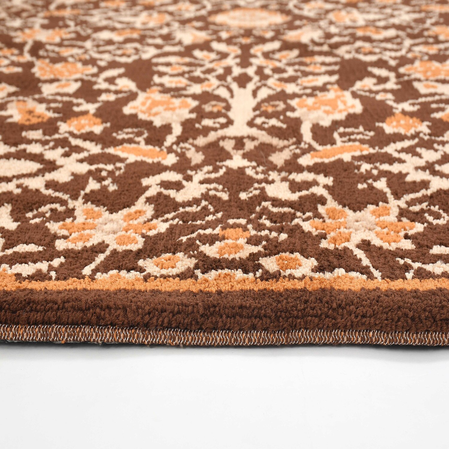 Multicolor Traditional Machine Made Polyester 3 X 5 Feet Carpet