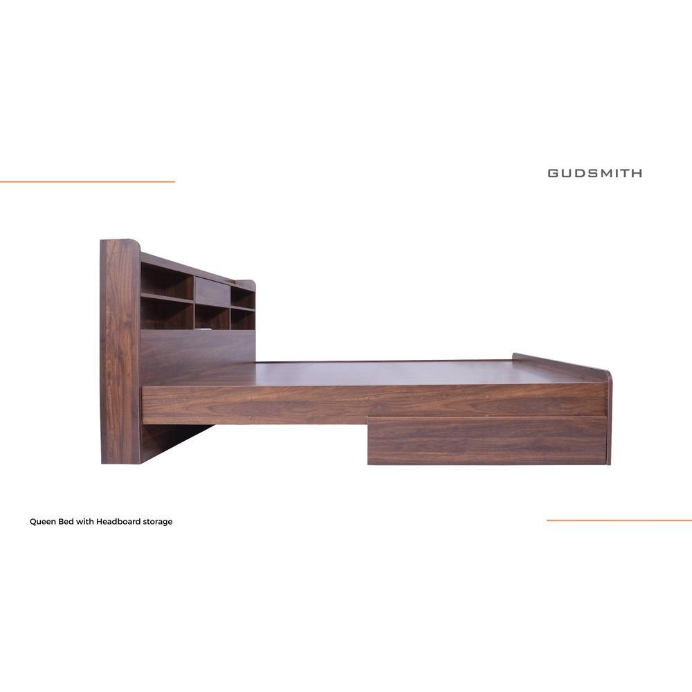 Merkel Engineered Wood Drawer Storage Bed