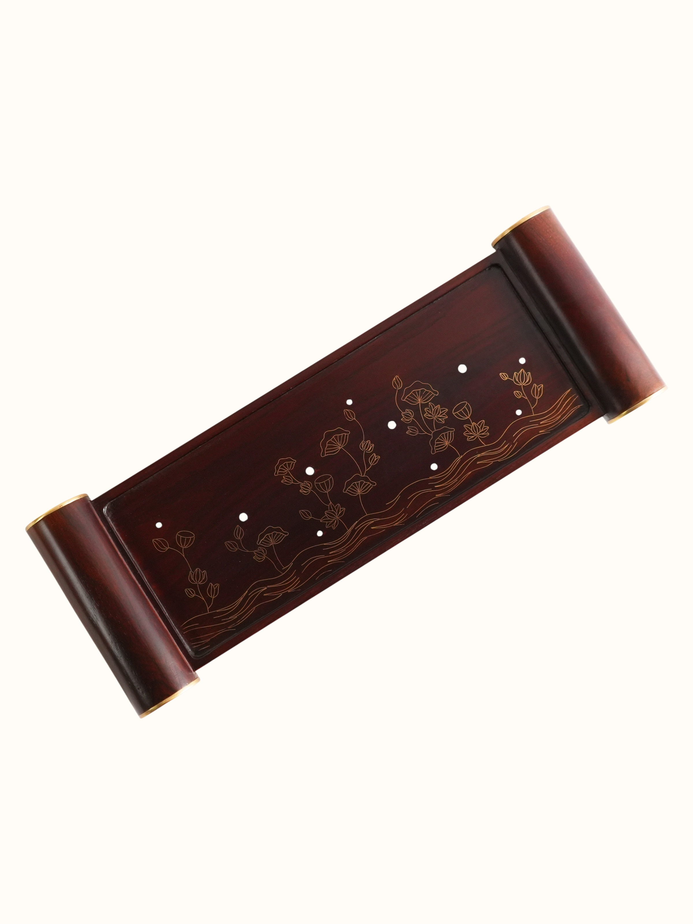 Kamal Tarkashi Teak Wood Tray Medium