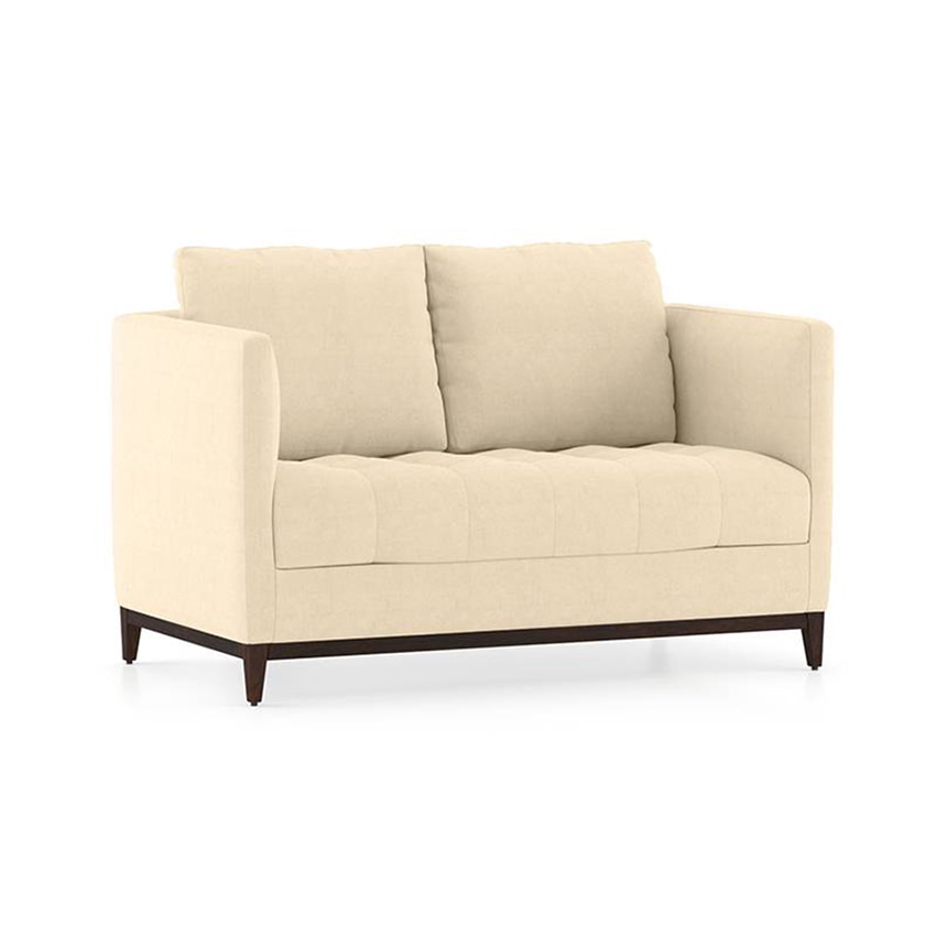 Florence Premium 2 Seater Fabric Sofa in Birch Beige Colour - Urban Ladder