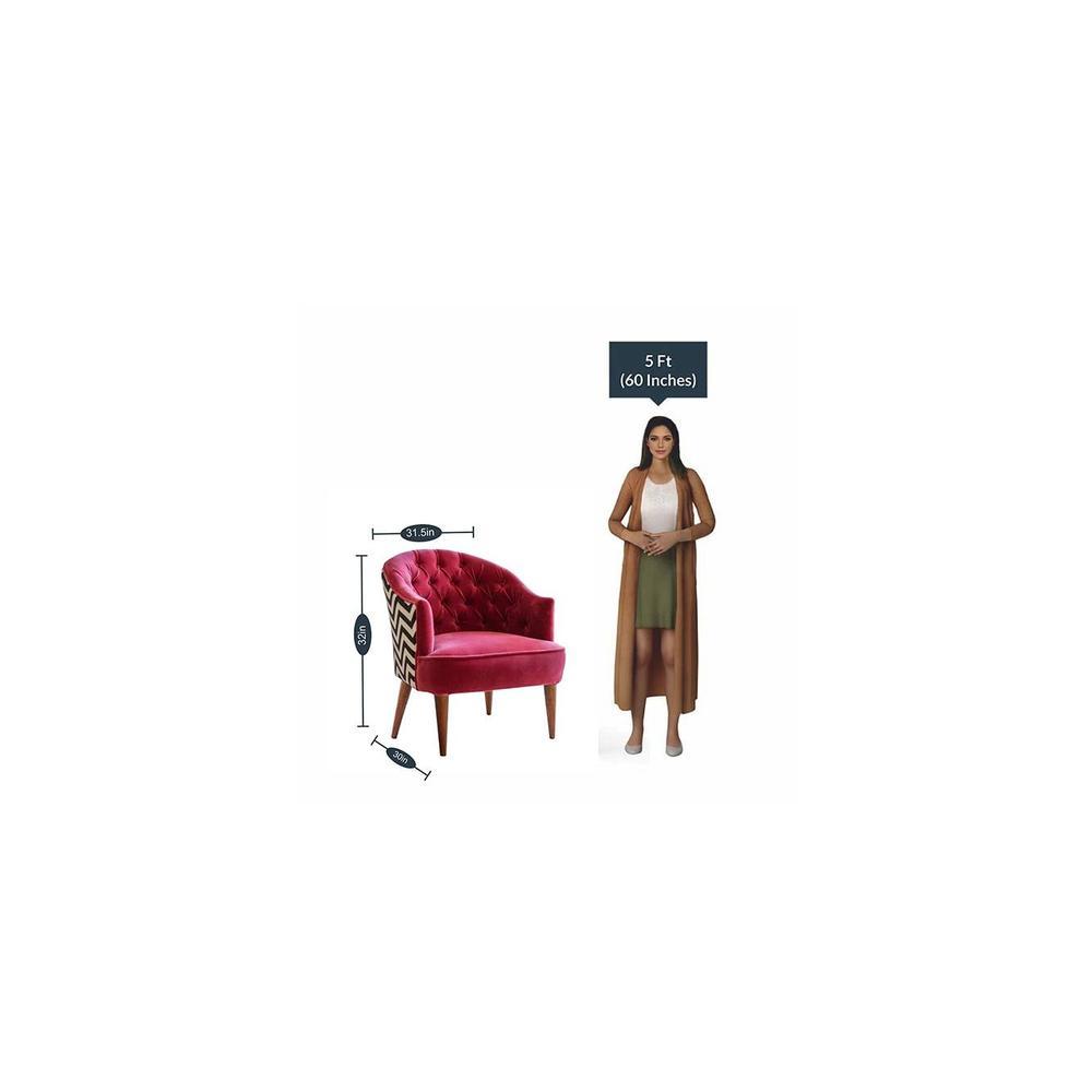 Mary Accent Chair Pink