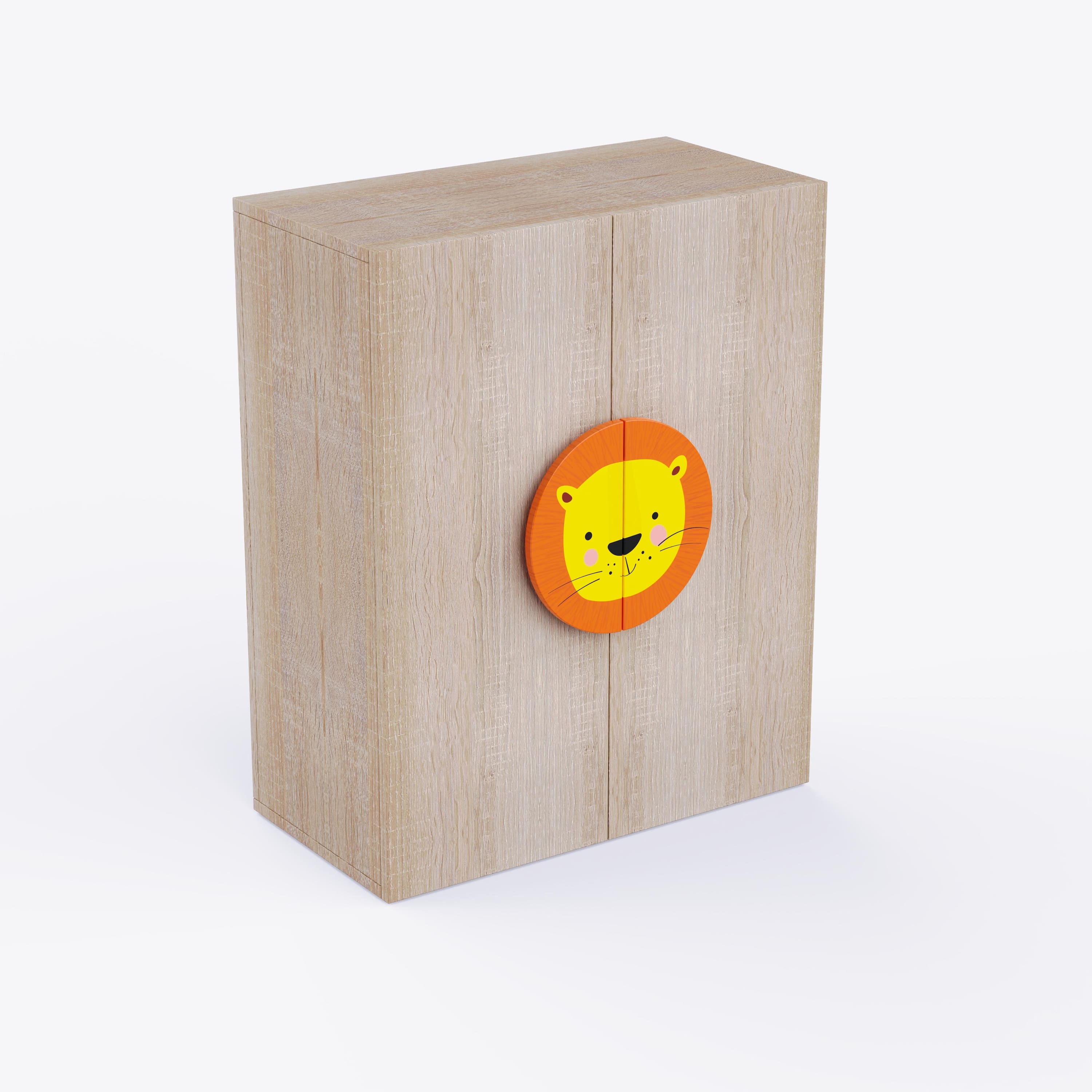 Lion'S Den Cabinet Storage In Oak Colour