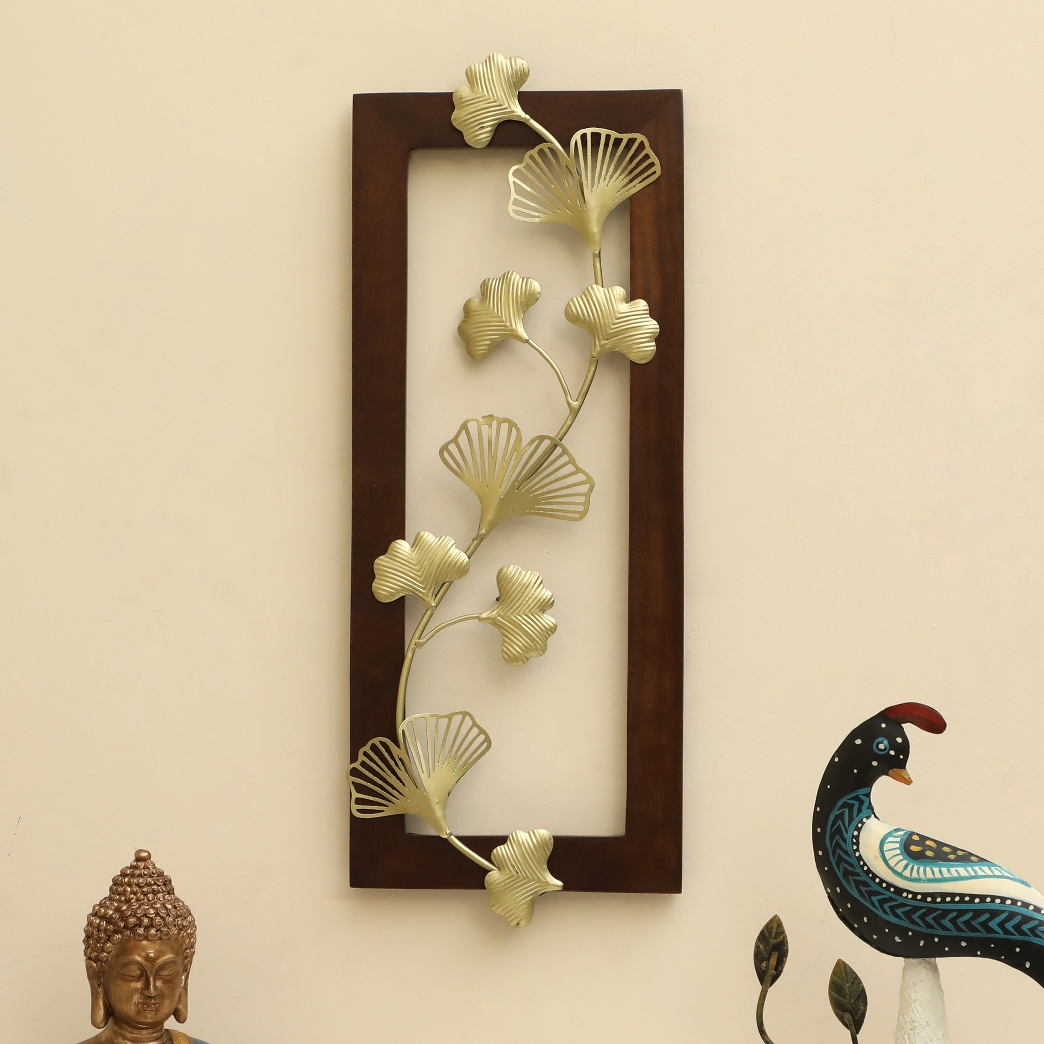 W-Alex Abstract Metal Wall Decor in Multicolor Set of 1