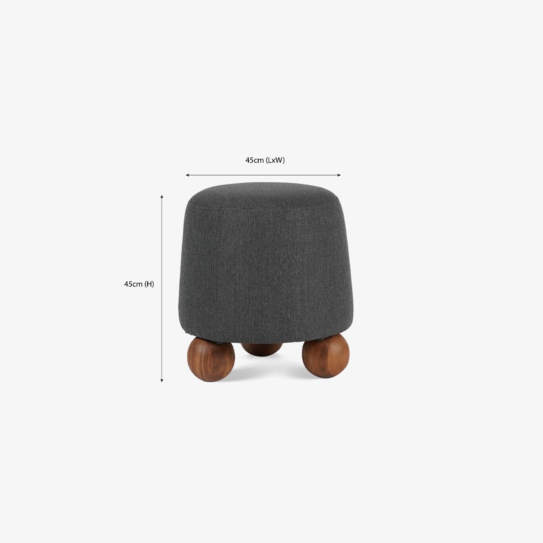 Abacus Small Pouf