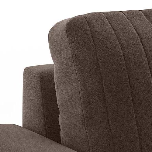 Granada Essential 1 Seater Fabric Sofa in Daschund Brown Colour