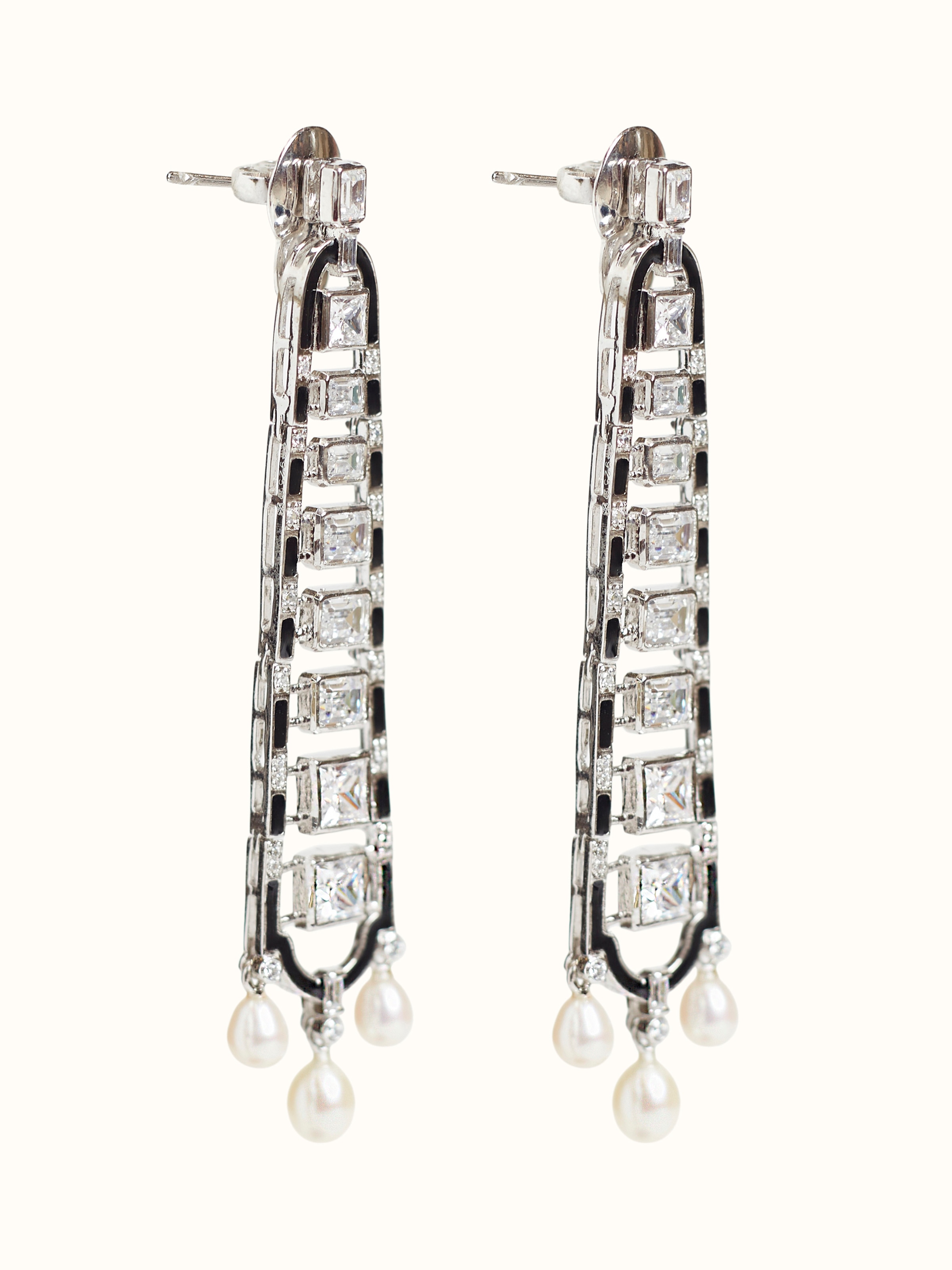 Silver Smithing Drop Earrings