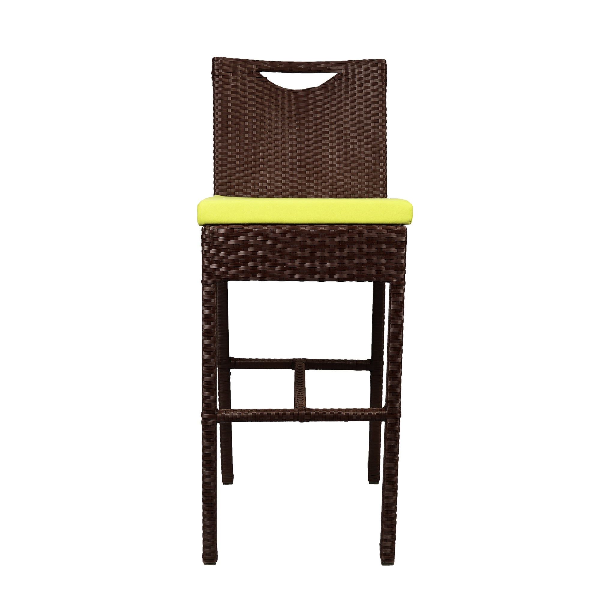 Colac  Wicker Chair In Brown Finish