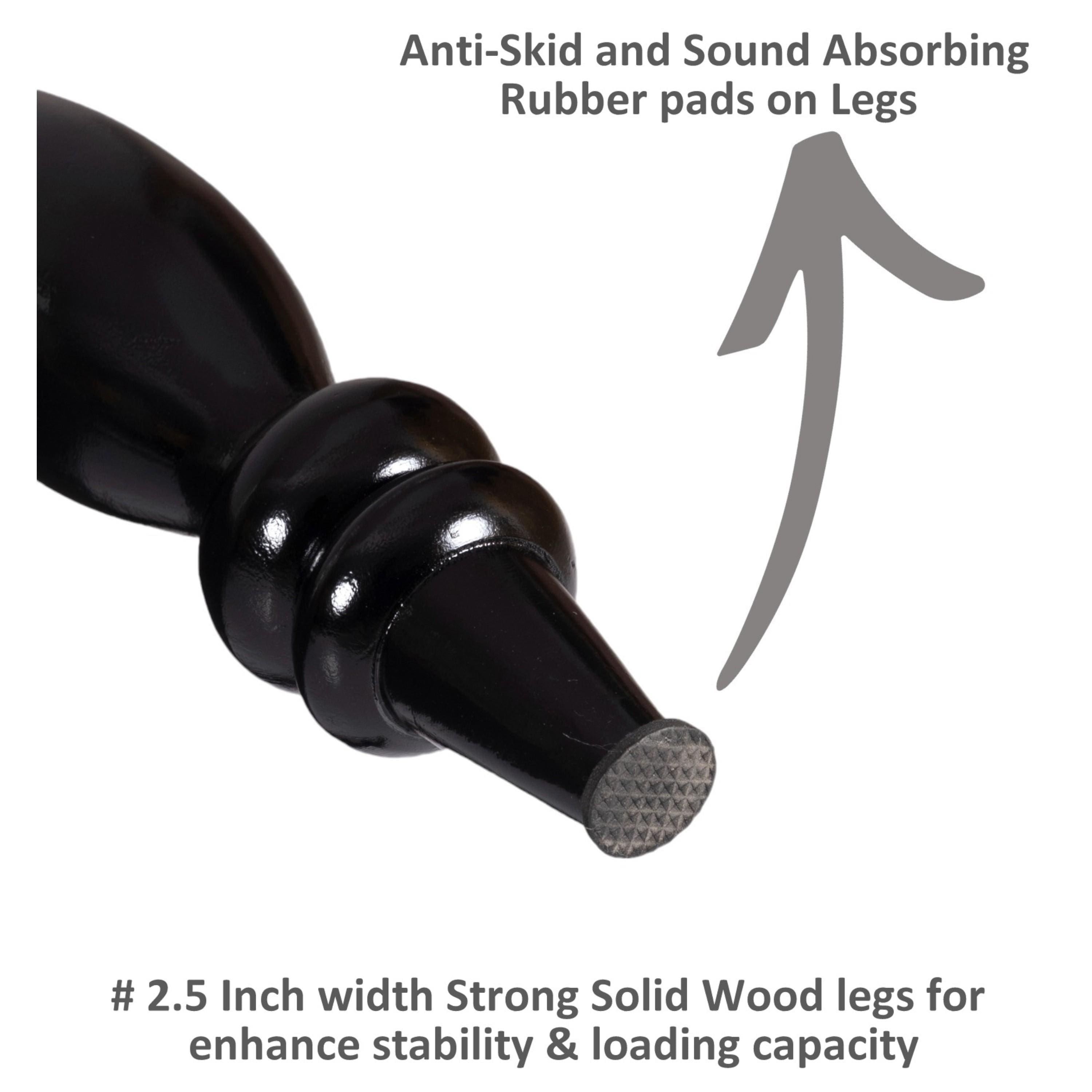 Hudson Sheesham Wood Coffee Table In Mahogany Finish