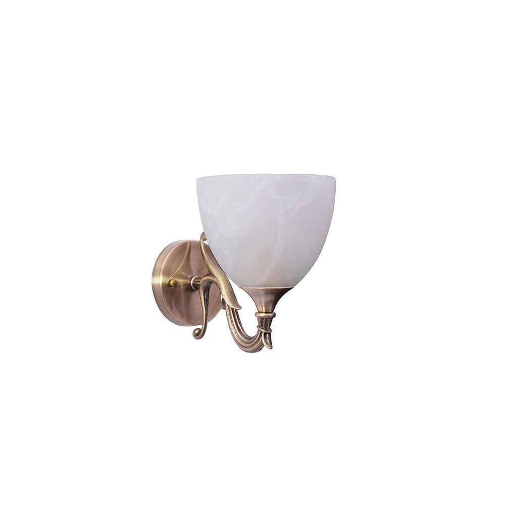 Toleo Stone Look Glass Antique Wall Light