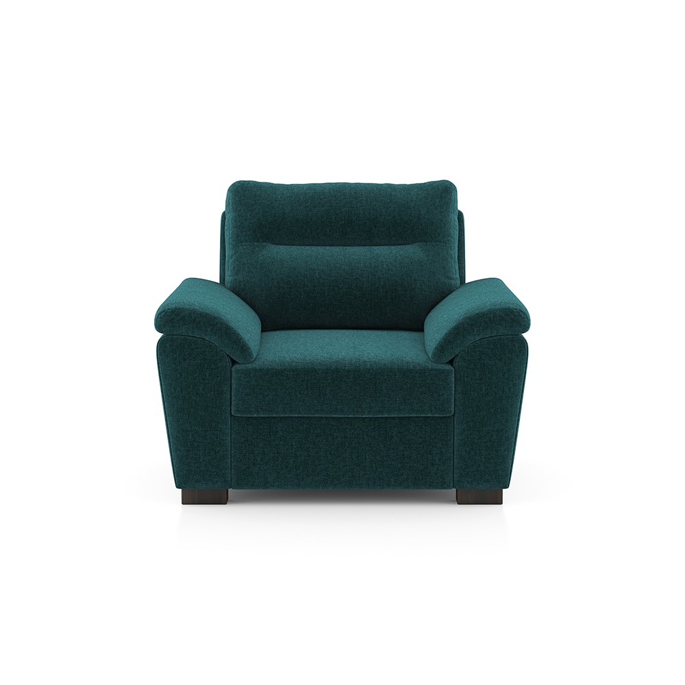 Adelaide Premium 1 Seater Fabric Sofa in Malibu Colour