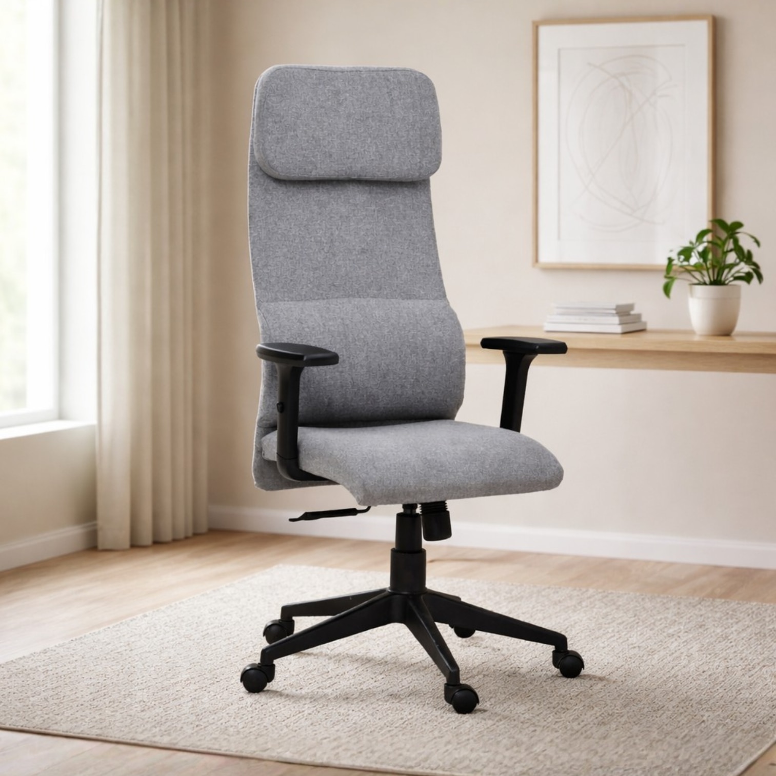 Markus Ergonomic Office Chair High Back in Grey Colour
