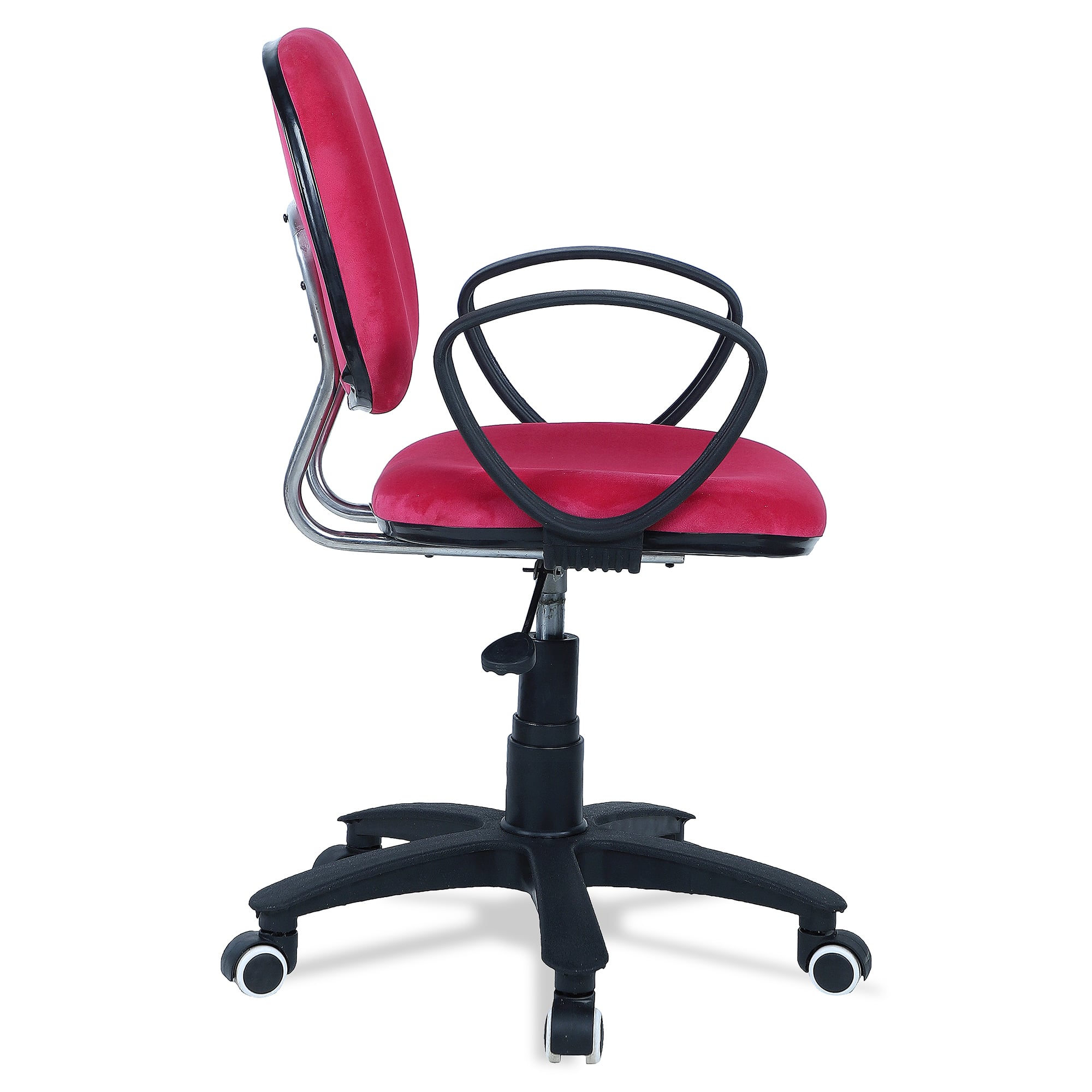 Doriona Low Back Ergonomic Chair in Pink Colour