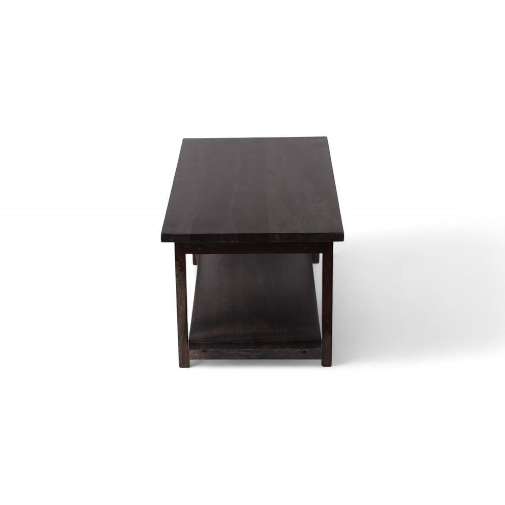 Aroda Sheesham Wood Coffee Table In Mahogany Finish