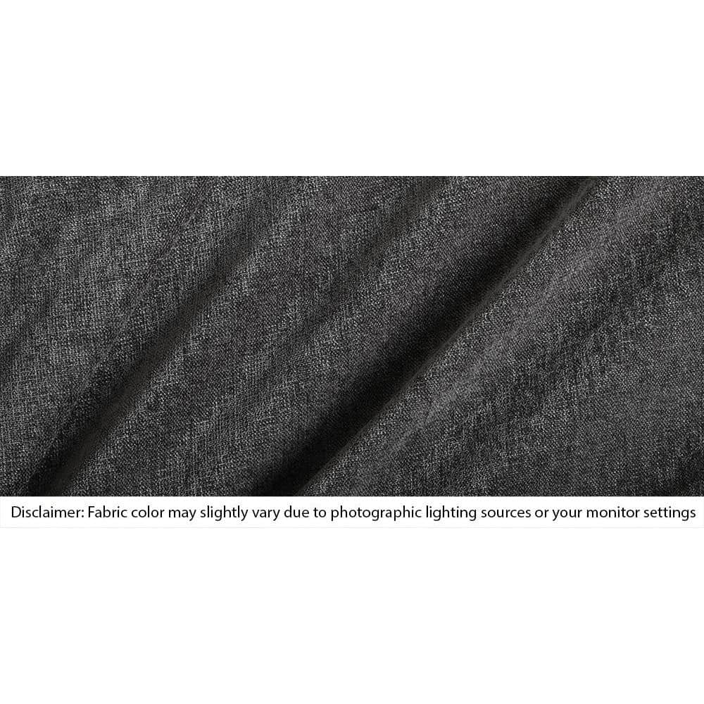 Serra Wooden Sofa - Mahogany Finish (Smoke Grey)