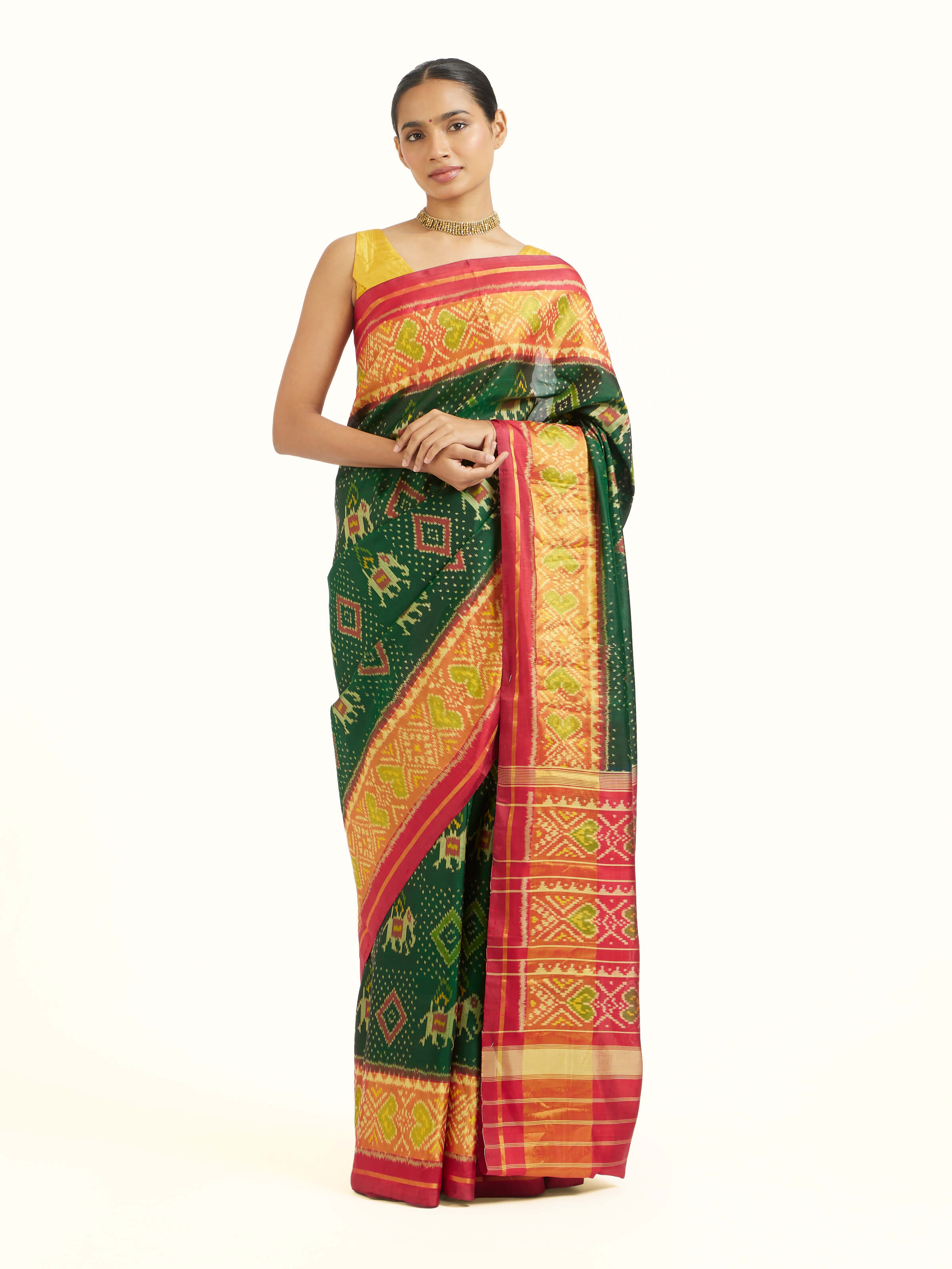 Rajkot Patola Ikat Saree
