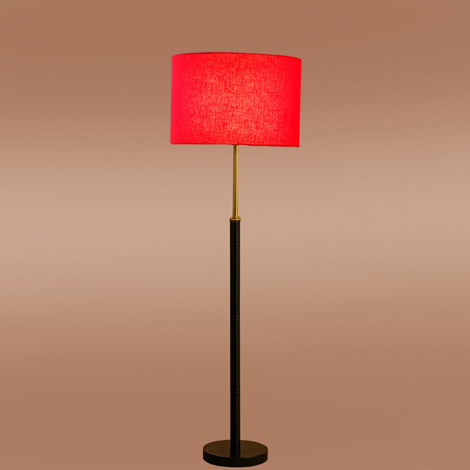 Devansh Wood & Metal Floor Lamp
