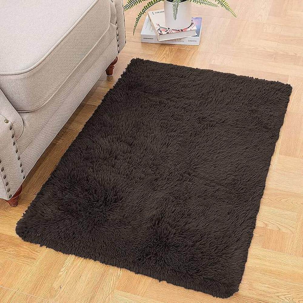 Bath Mat Rabbit Fur 1000 GSM Bathroom Door Mats Anti Skid Water Absorbent Easy Machine Washable Marino Rug for Entrance
