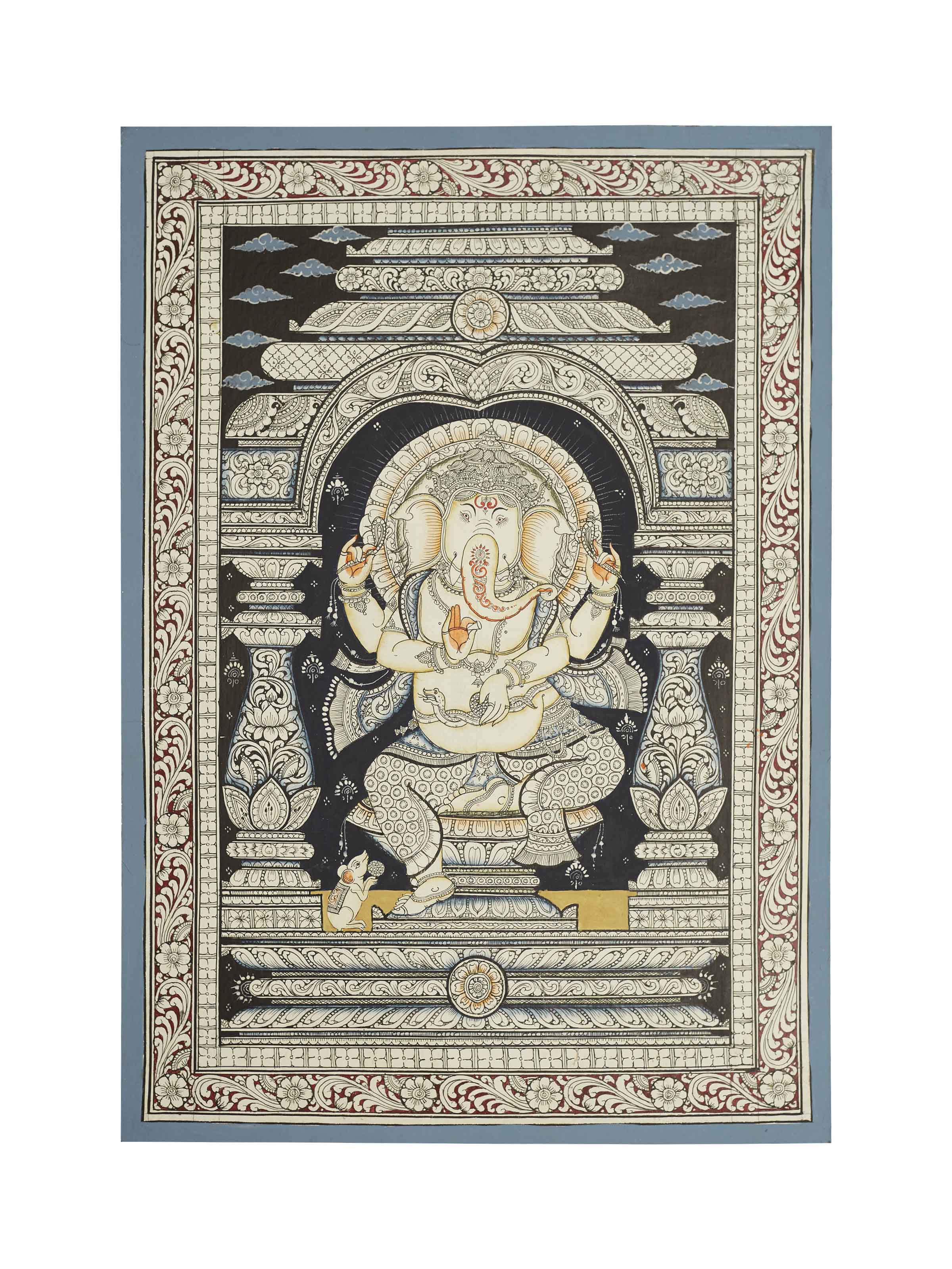 Ganesha Pattachitra Painting