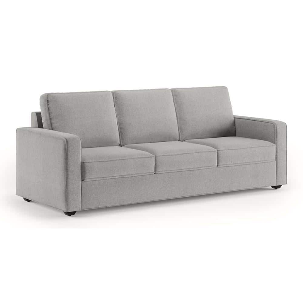 Apollo Sofa Set (Colour : Vapour Grey, Cushion : Hard, Back Type : Regular, Seater : 3+1+1)