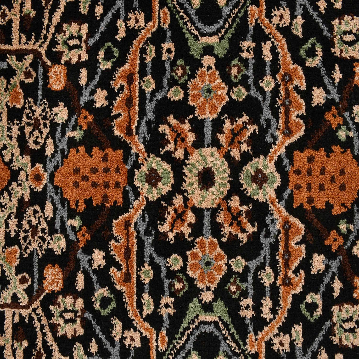 Multicolor Traditional Machine Made Polyester 2 X 5 Feet Carpet