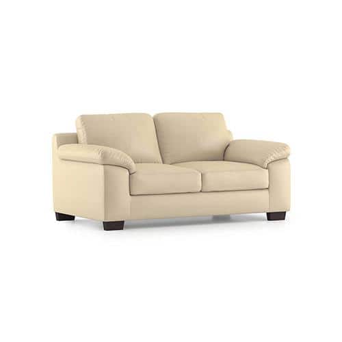 Esquel 2 Seater Leatherette Sofa in Cream Colour