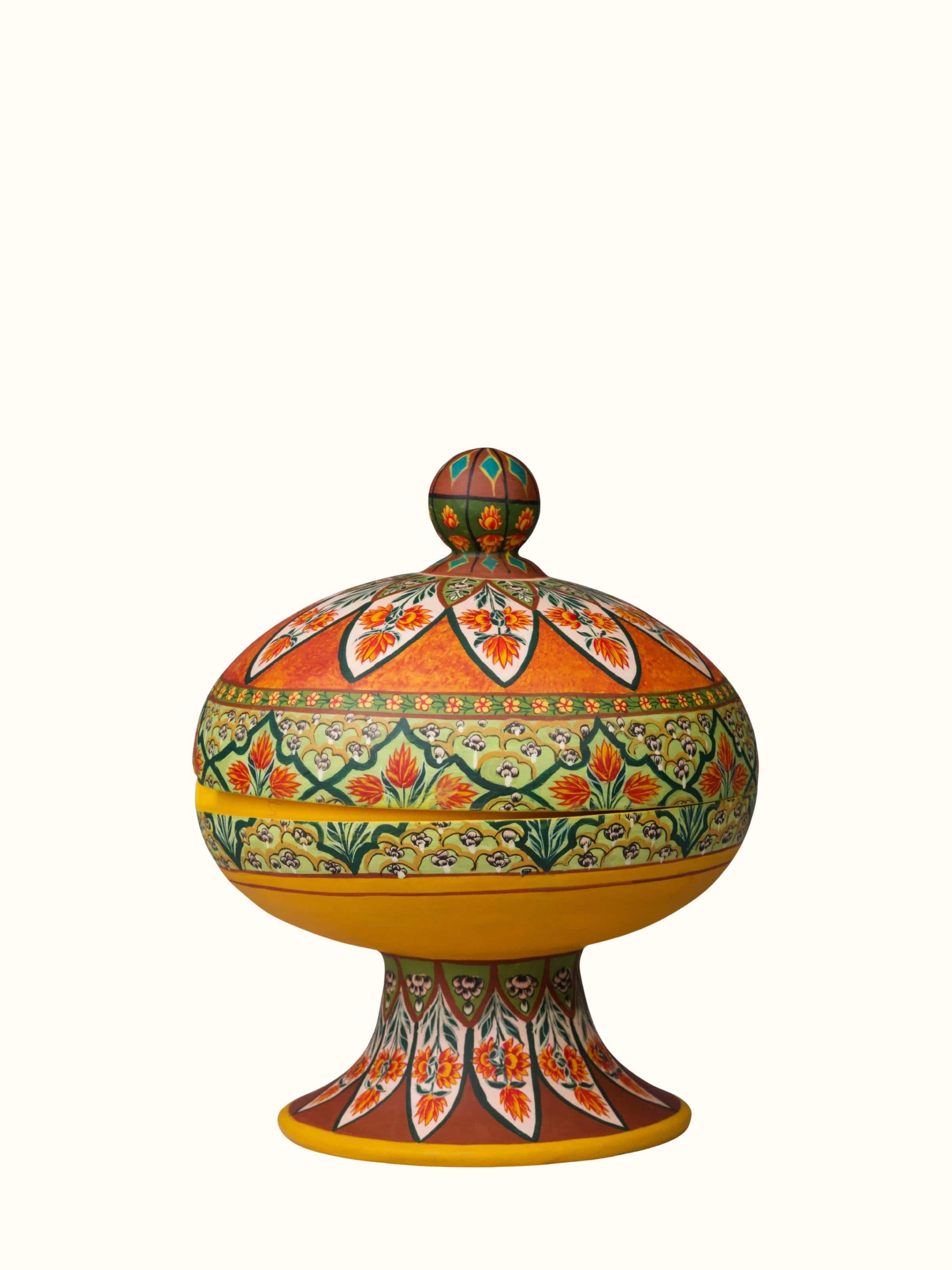 Papier-mache Decorative Piece Multicolor