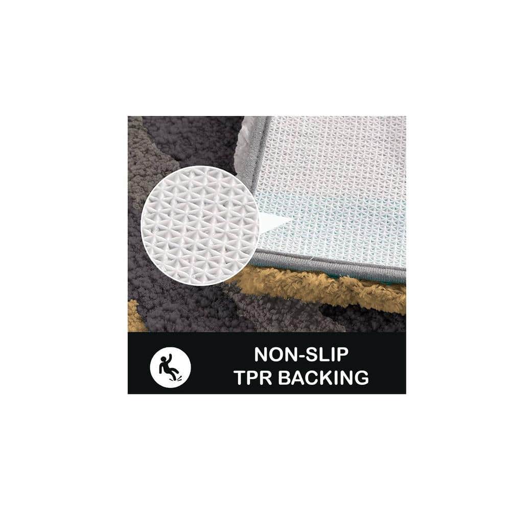 Bathmat 2500 GSM Microfiber Anti Skid Slip Water Absorbent Machine Washable and Quick Dry Italia Mats for Bathroom, Kitchen, Entrance