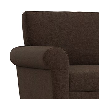 Oxford 2 Seater Fabric Sofa in Mocha Colour