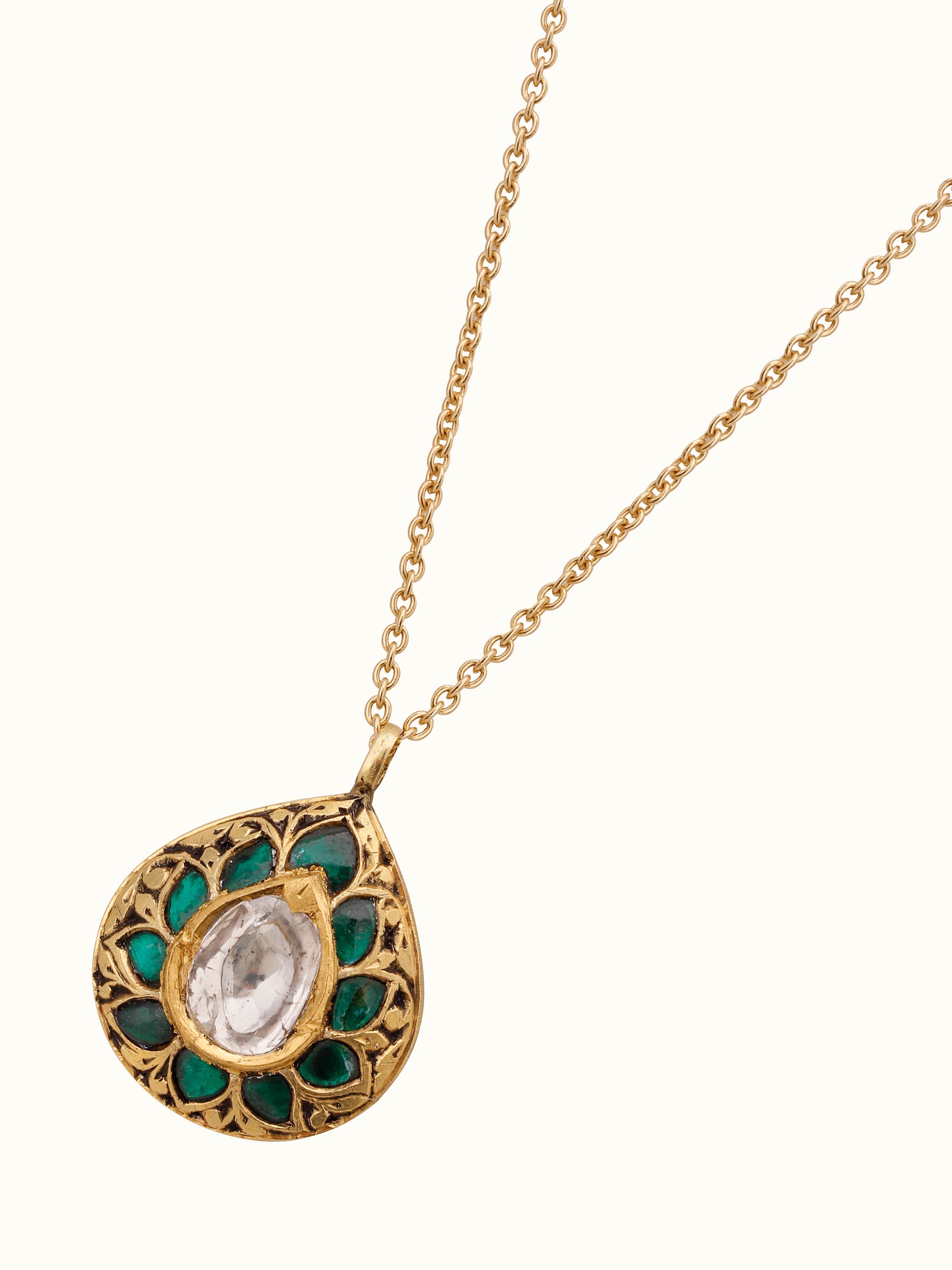 Partash 18 Karat Gold Pendant & Chain