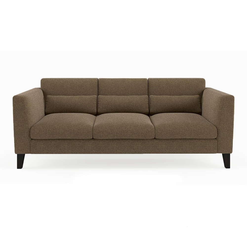 Lewis Sofa (Colour : Dune, Cushion : Soft, Seater : 3+1+1)