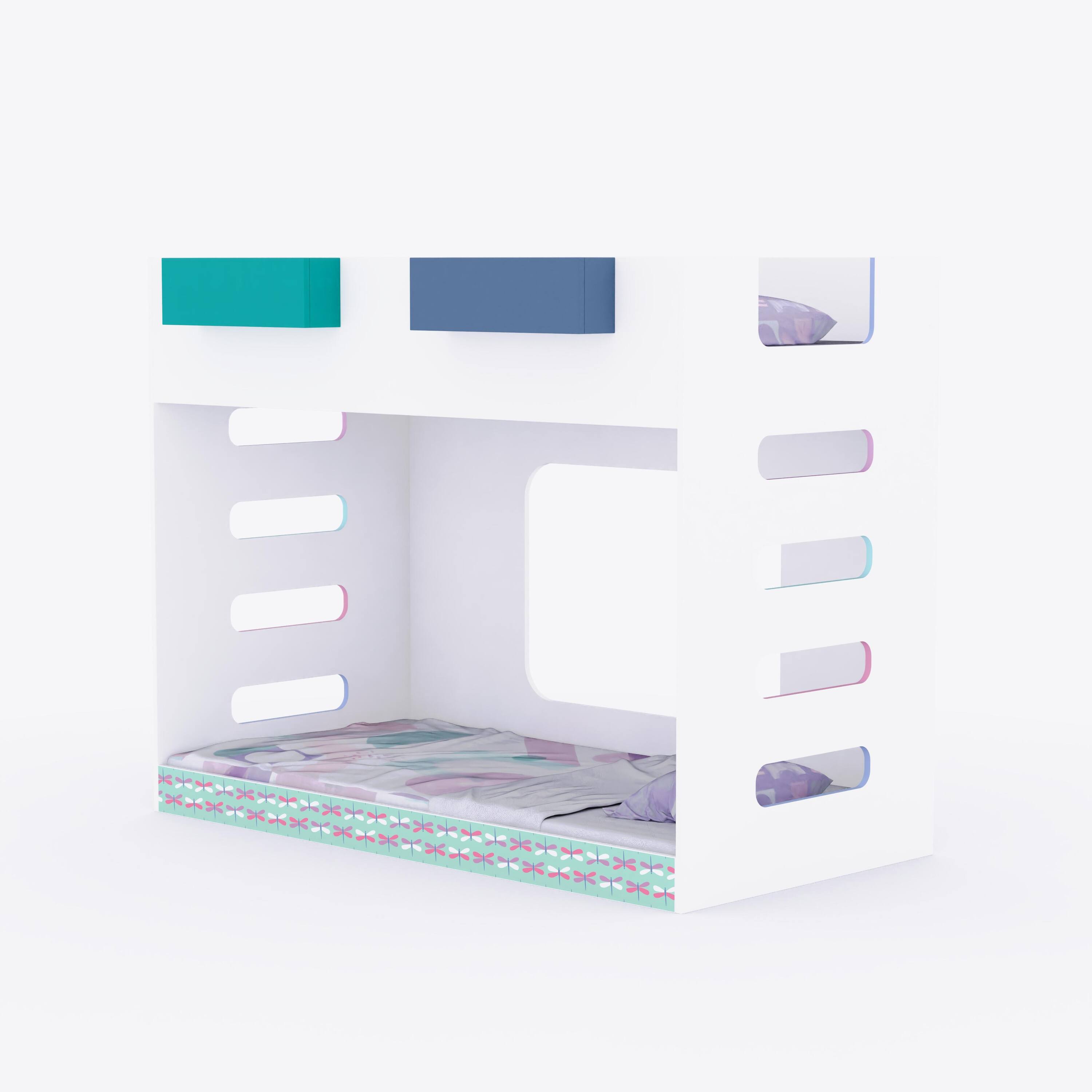 Sleep Over Bunk Bed In White Colour