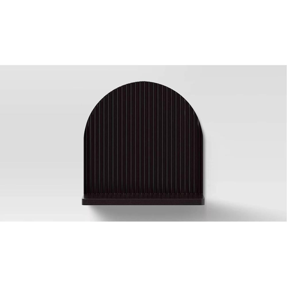 WOODENMOOD Semi Circle Wall Rack