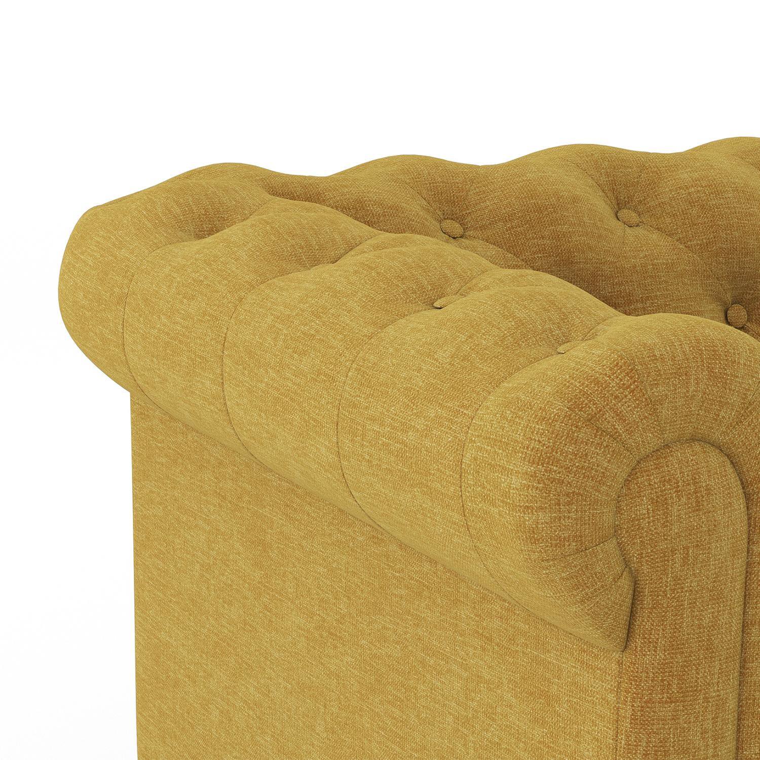 Winchester Sofa Set (Colour: Ochre, Seater: 2+1+1)