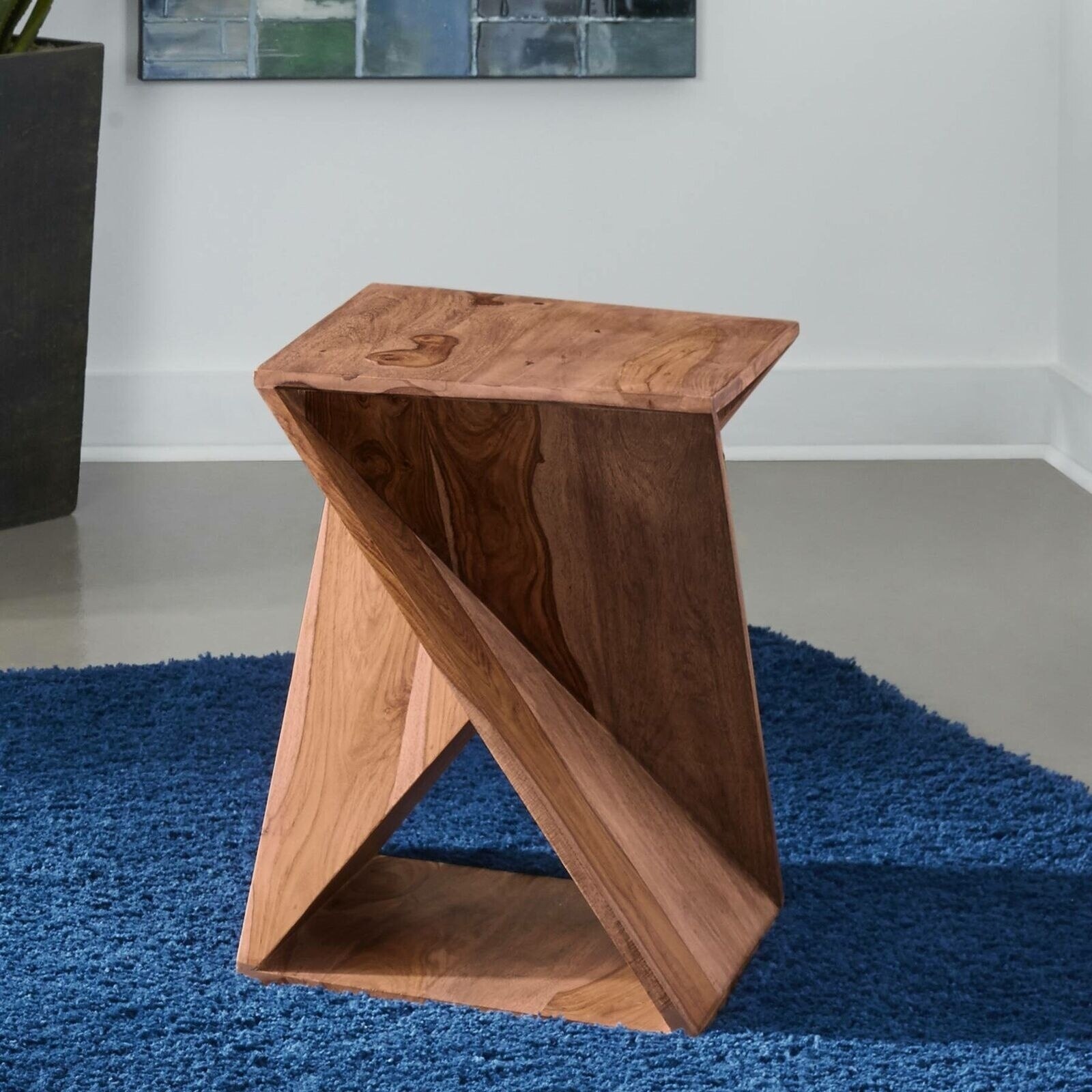 Daye Solid Wood Side Table
