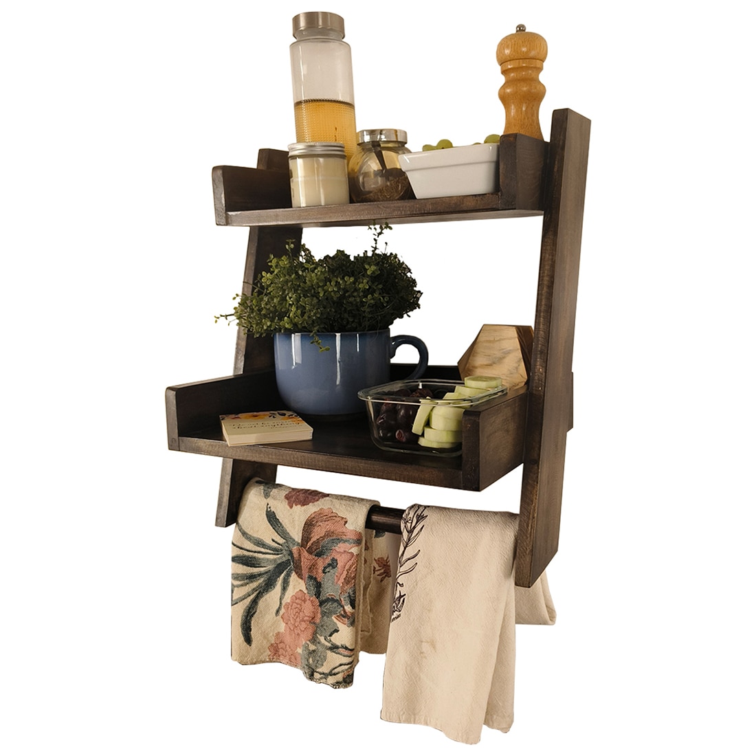 Calista Wooden Shelf Ladder