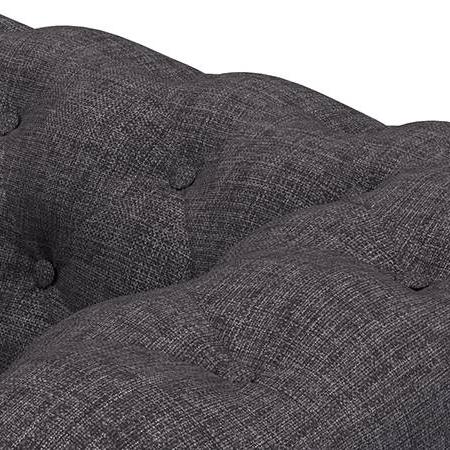 Winchester Essential 3 Seater Fabric Sofa in Steel Colour