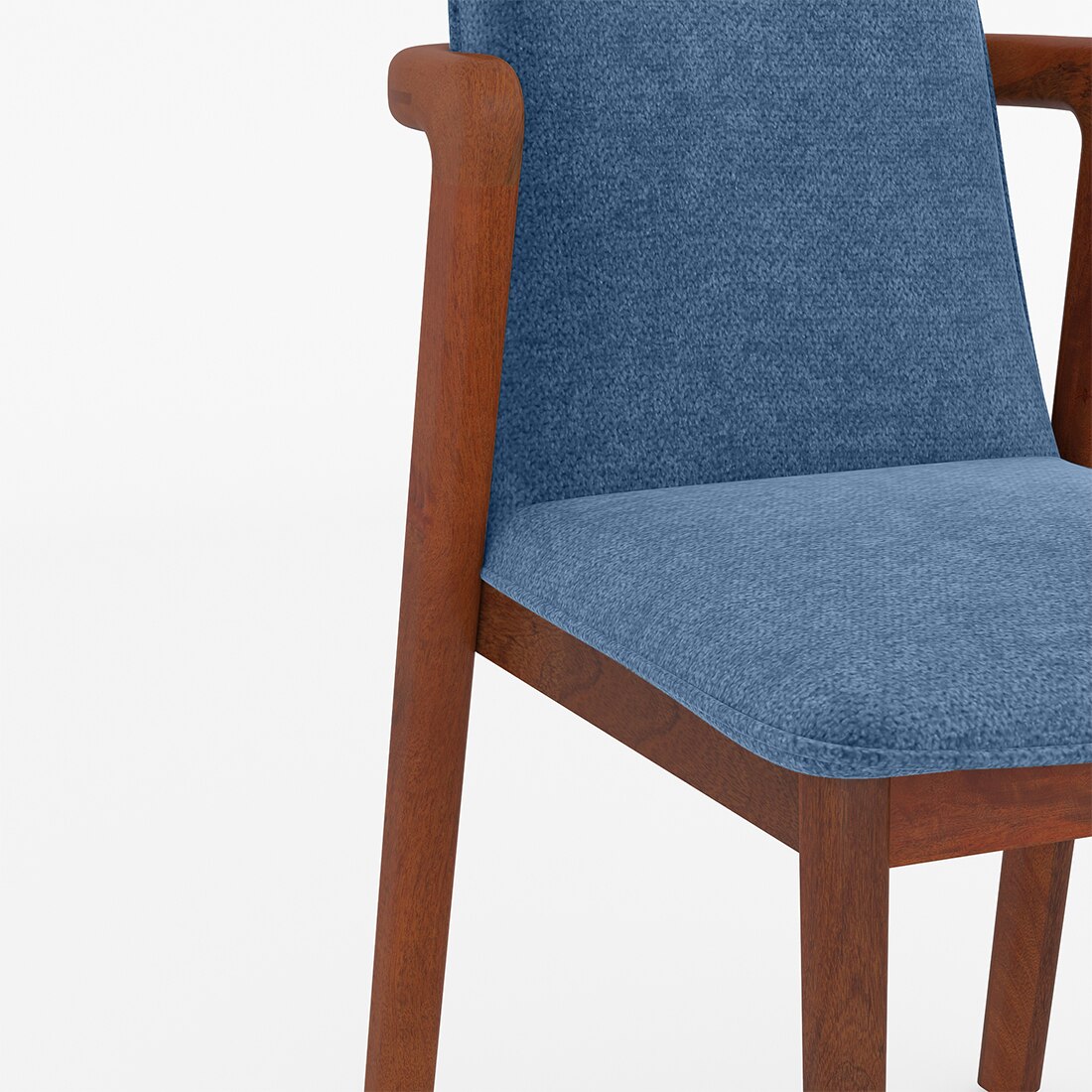 Dune Solid Oak Wood Dining Table With Harper Solid Wood Dining Chair