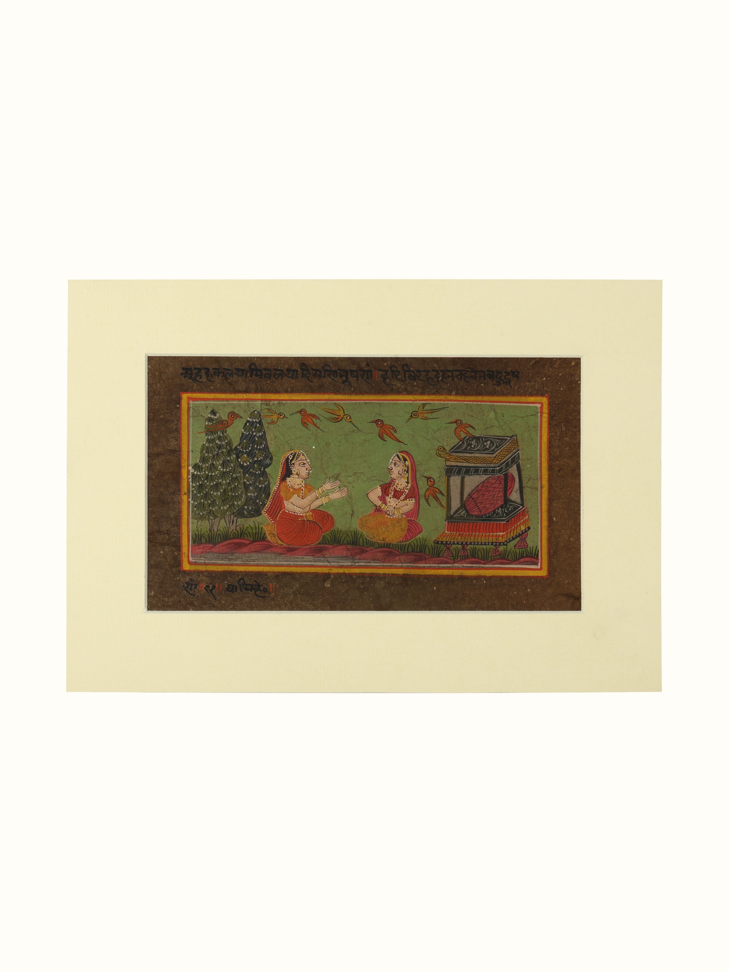 Radha Sakhi Samvad Pichwai Painting
