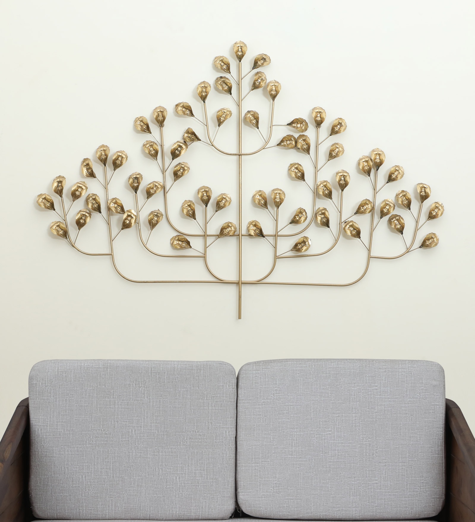W-Dream Abstract Metal Wall Decor in Multicolor Set of 1 - Vedas Exports