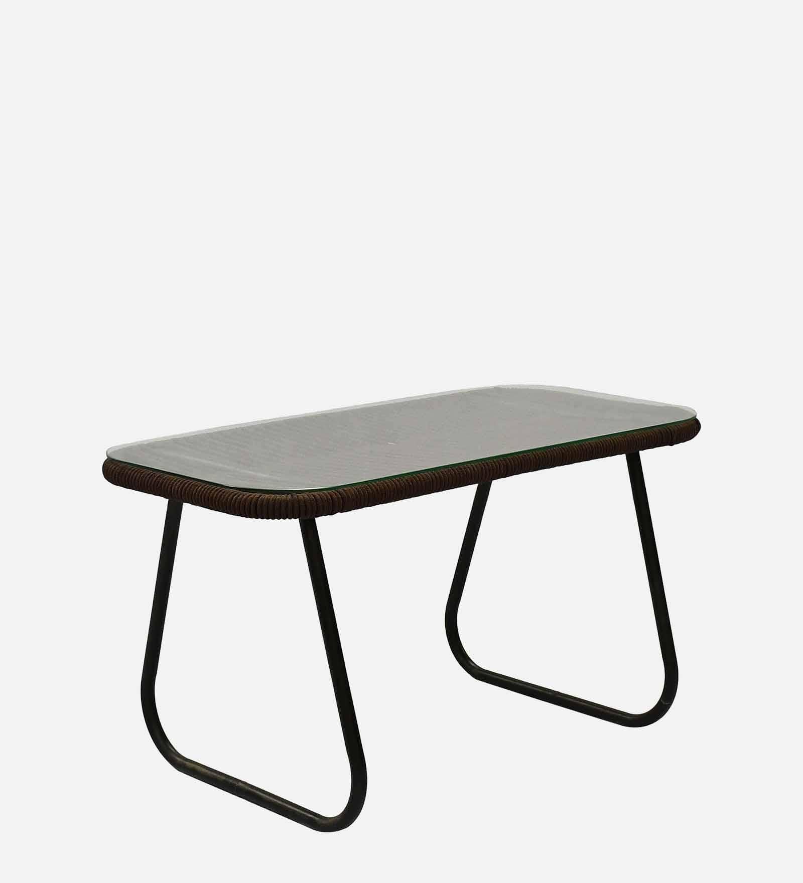 Madrid 2+1+1 Seater Rope Sofa Set in Brown Finish