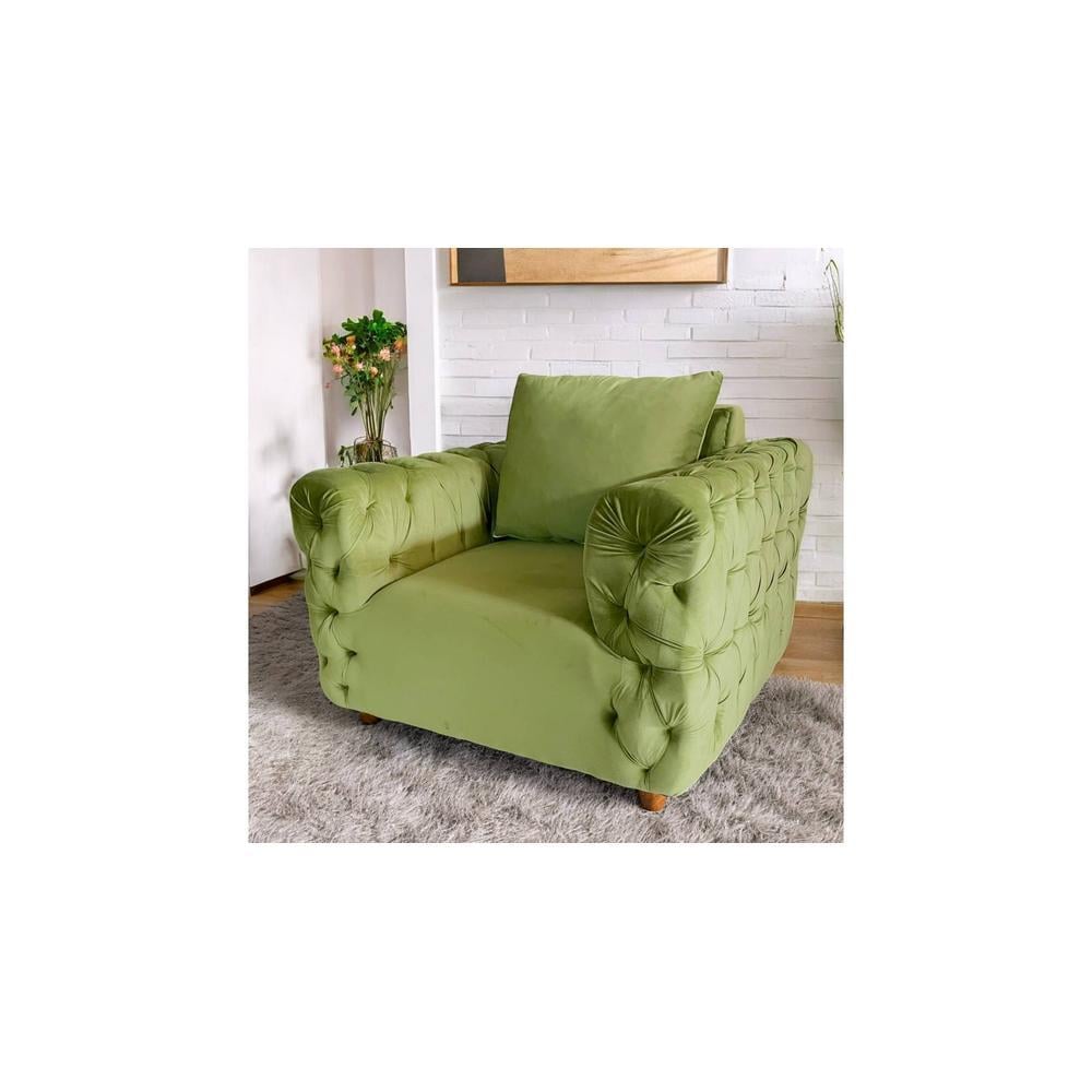 Jackson Solid Wood Contemporary 1 Seater Accent Chair