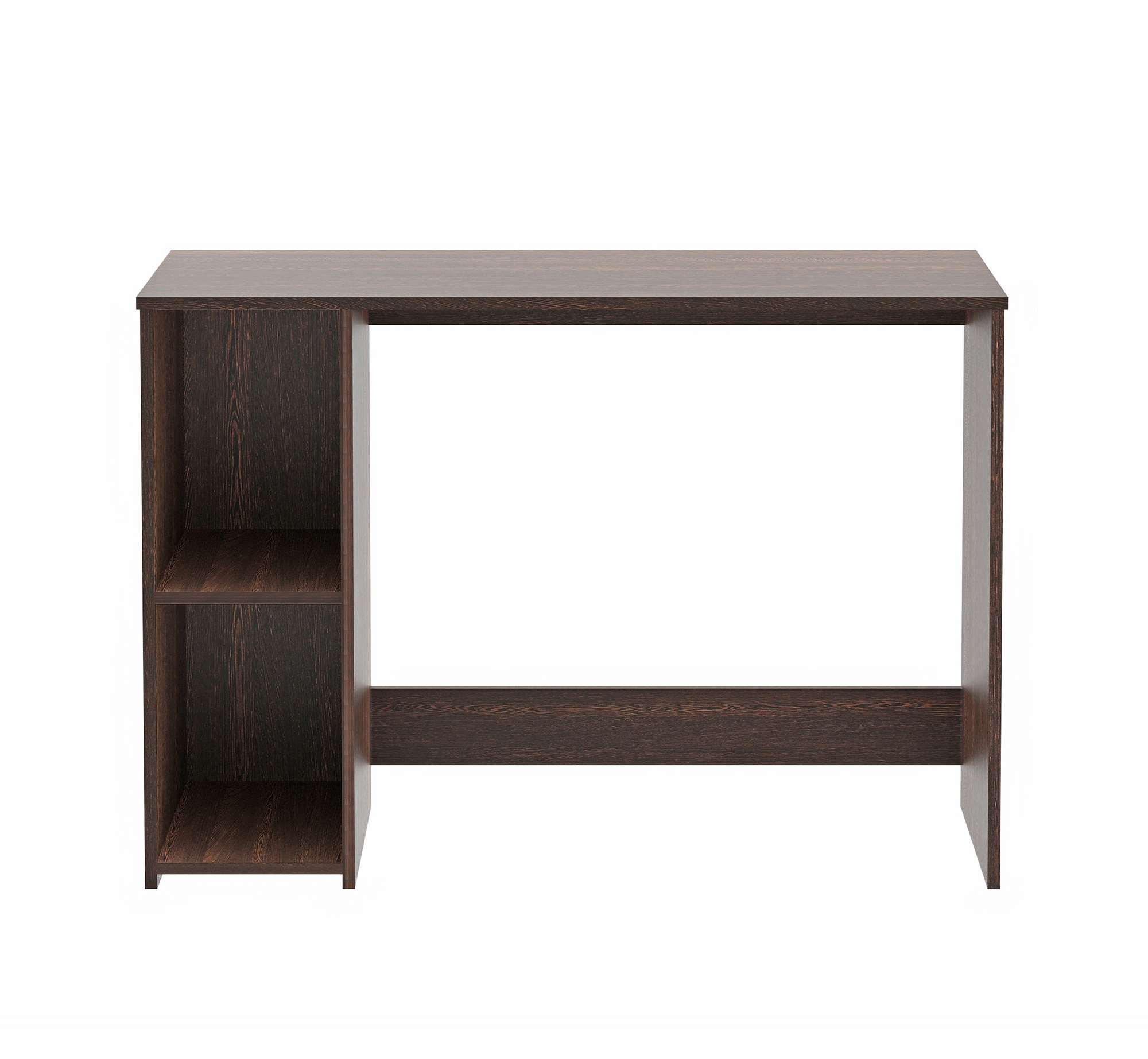 Mallium Free Standing Engineered Wood Study Table in Wenge Finish
