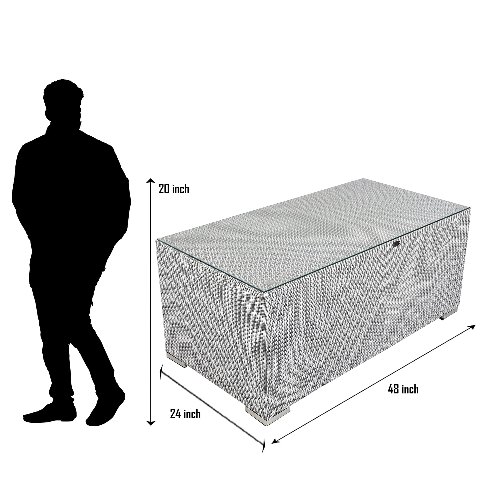 Nice 3+1+1 Seater Wicker Sofa Set in Black and White Dual Tone Colour