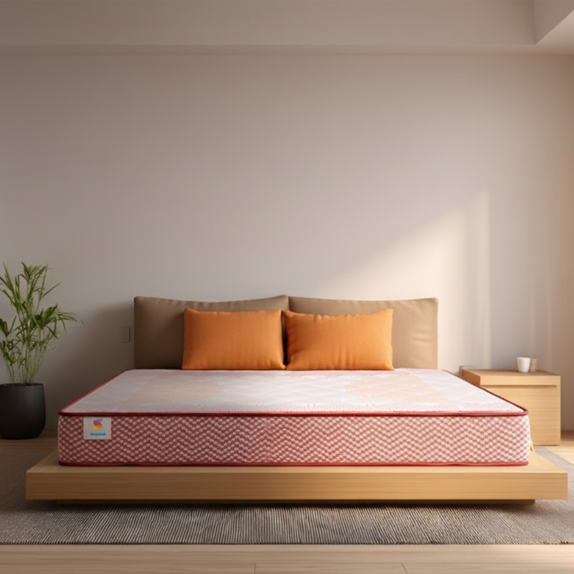 Sleepwell Durafirm Classic 6 inch King Bonded Foam Mattress (L x W: 75 inch x 70 inch)