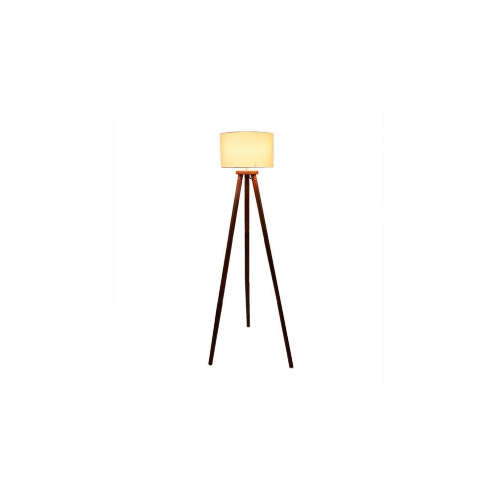 Gordie Solid Wood Floor Lamp